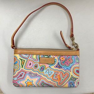 Dooney & Bourke Multi Colored Wristlet